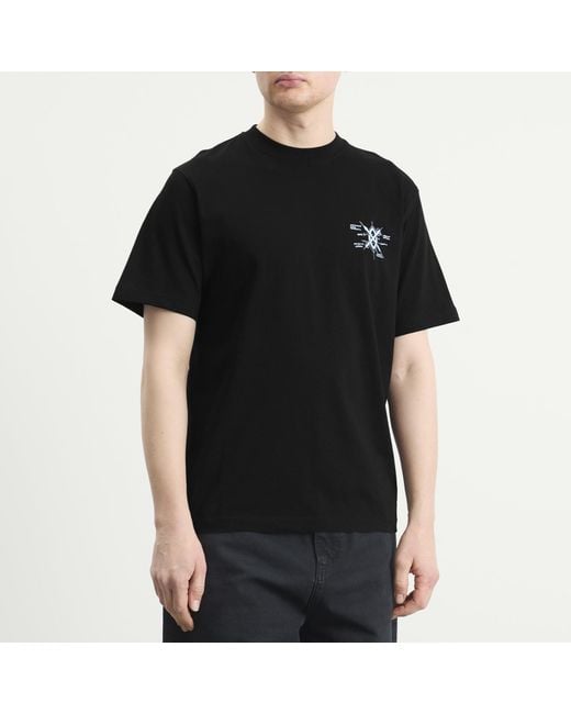 Daily Paper Black Shield Evolution T-Shirt for men