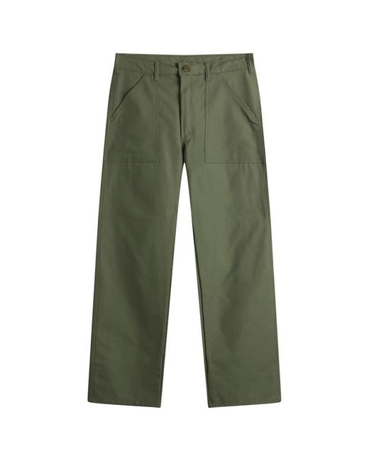 Stan Ray Green Loose Fit 4 Pocket Fatigue Pants for men