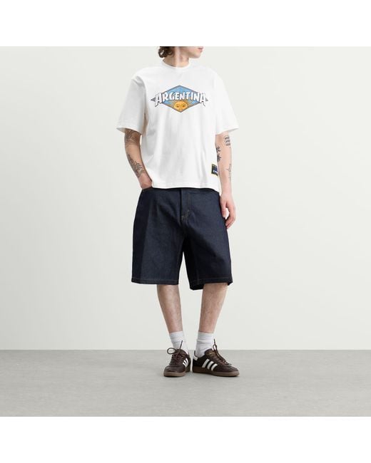 Adidas White X Thrasher Afa Argentina T-Shirt for men