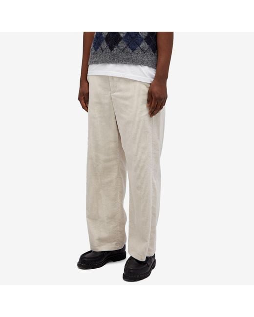 A.P.C. White River Corduroy Trousers for men