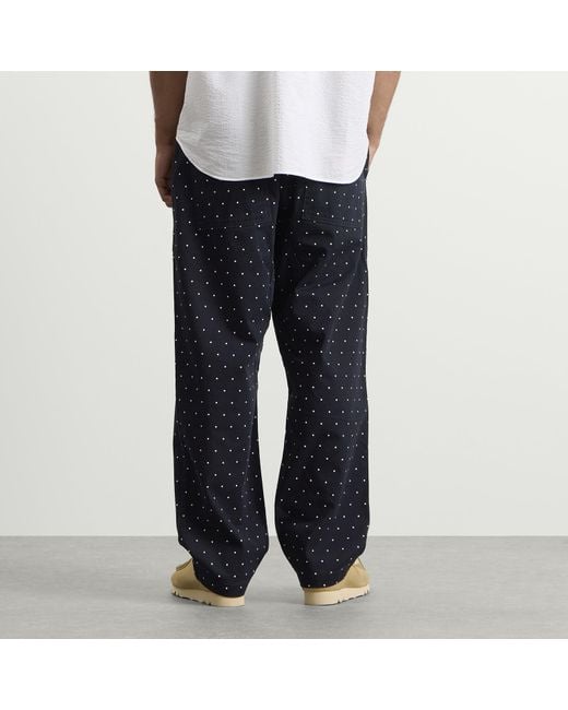 Service Works Blue Polka Dot Chef Pants for men
