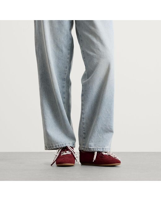 Alohas Red Tb 24 Suede Sneakers