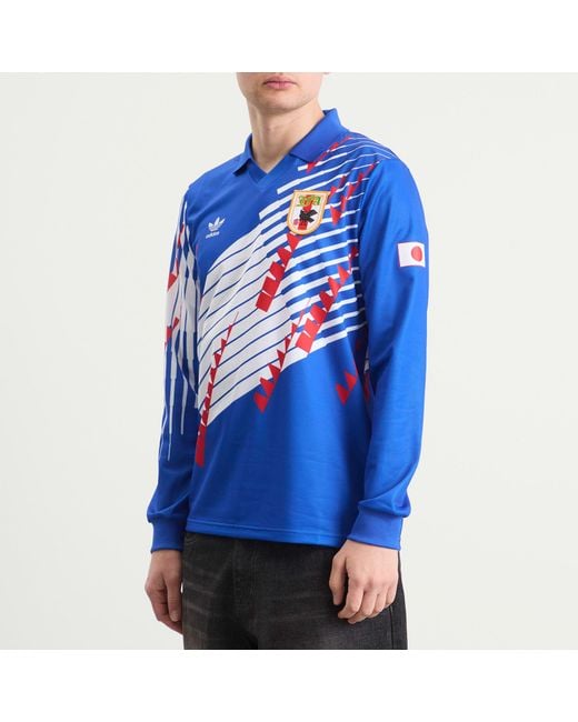 Adidas Blue Japan 93' Home Jersey Top for men