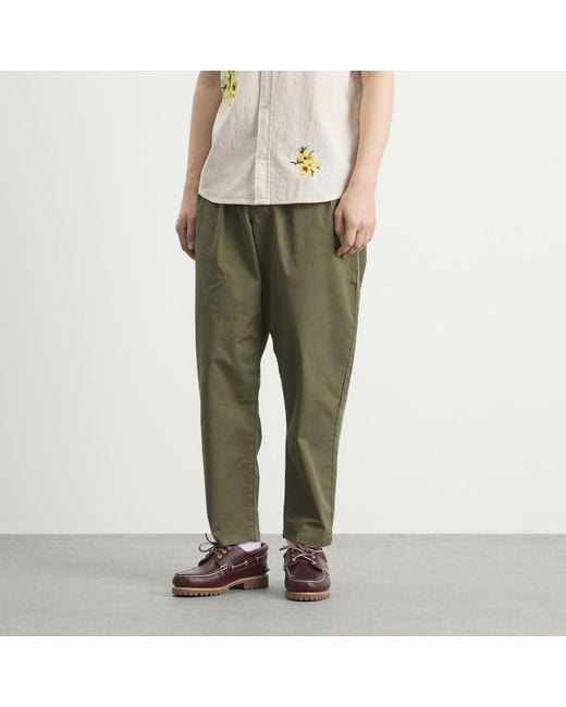 Kestin Green Twill Clyde Pants for men