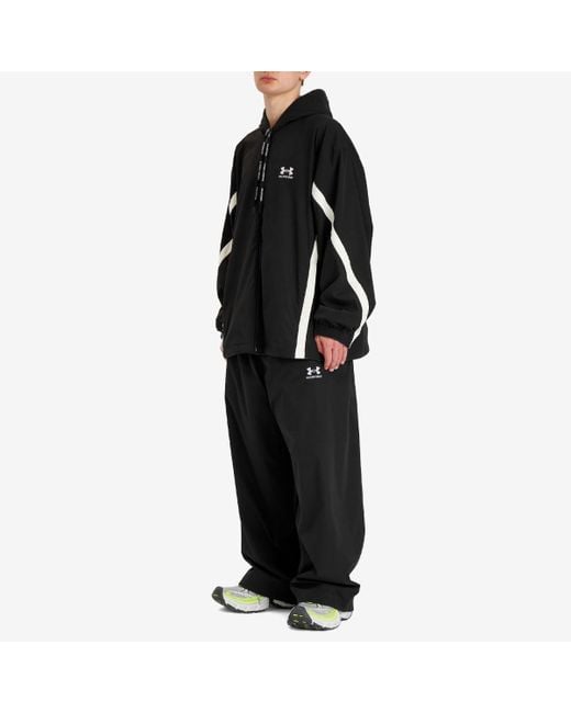 Balenciaga Black Under Armour Layered Tracksuit for men