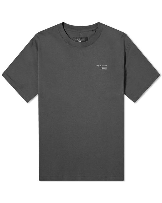 Rag & Bone Gray Logo T-Shirt for men