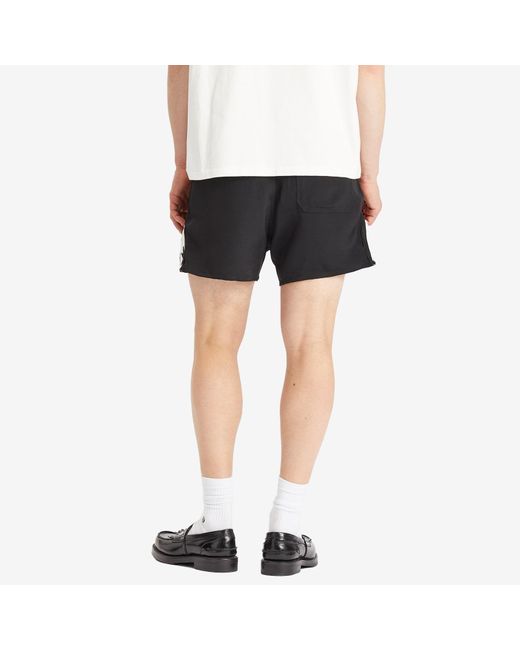 Bode Black Star Field Shorts for men