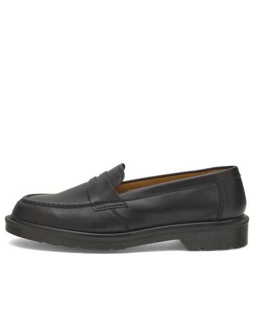 Dr. Martens Black Delapre Penny Loafer for men
