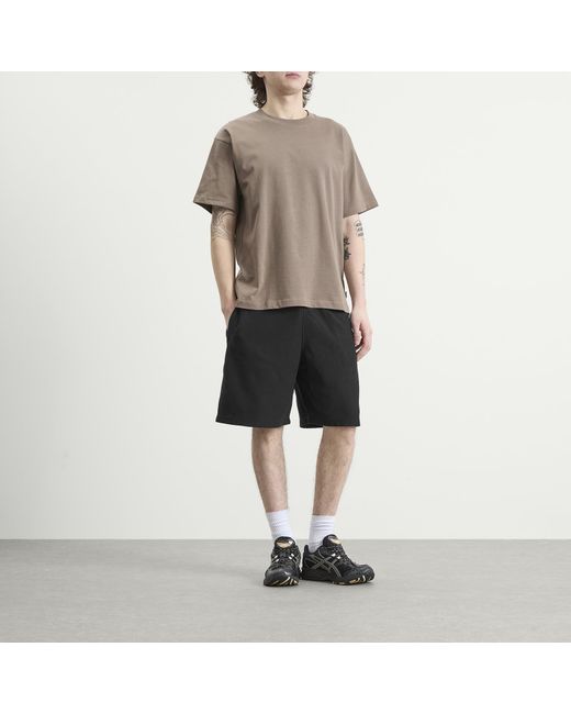 Champion Black Reverse Weave Sweat Shorts for men