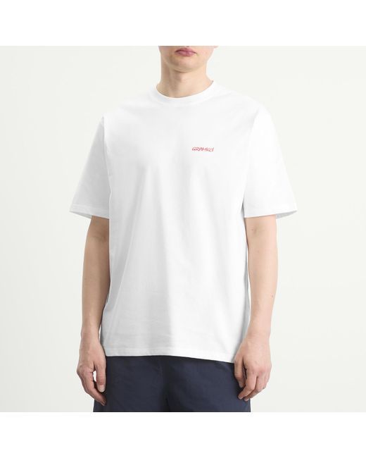 Gramicci White Ice Sculpture T-Shirt for men