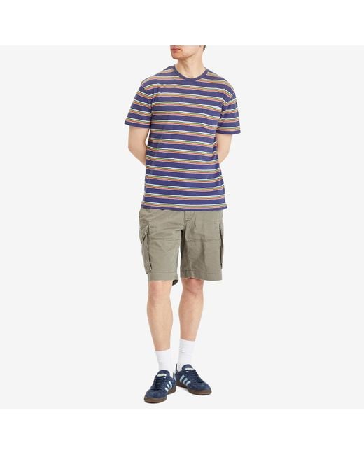 Polo Ralph Lauren Blue Surf Club Stripe T-Shirt for men