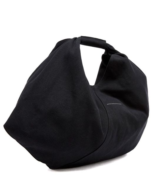 MM6 by Maison Martin Margiela Black Japanese Draped Bag