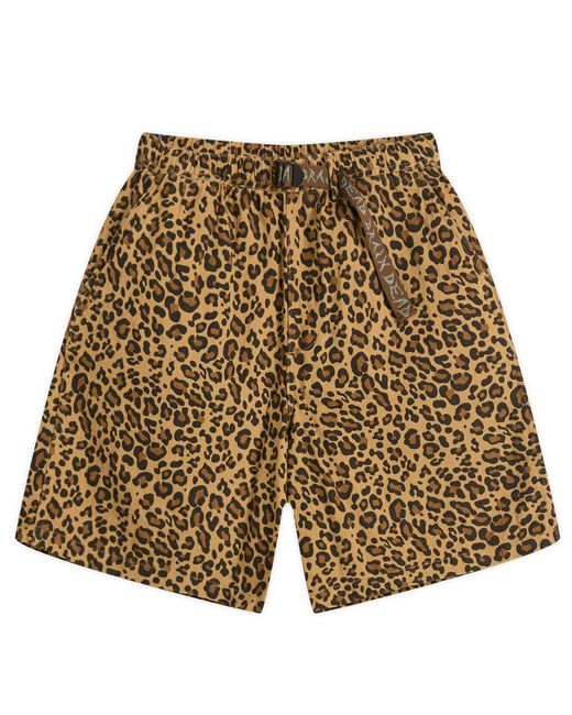 Brain Dead Multicolor Twill Climber Shorts for men