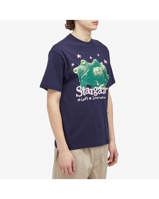 LO-FI Blue Stargazer T-Shirt for men