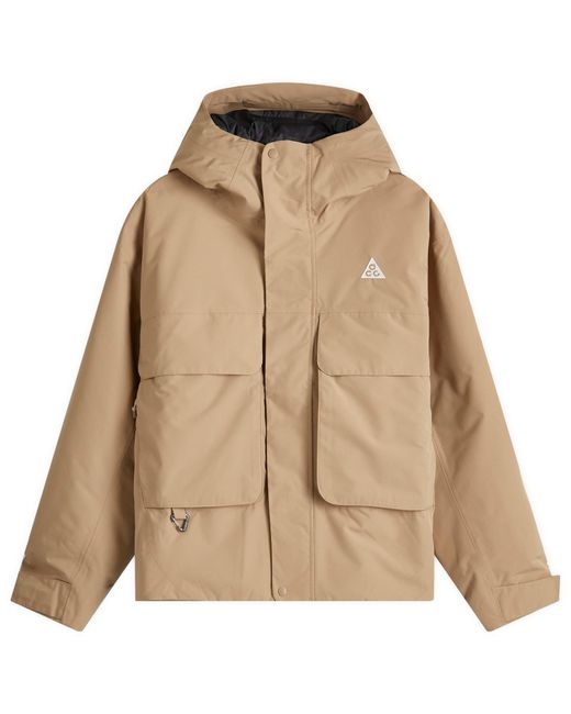 Nike Acg Primaloft Packable Jacket in Natural Lyst