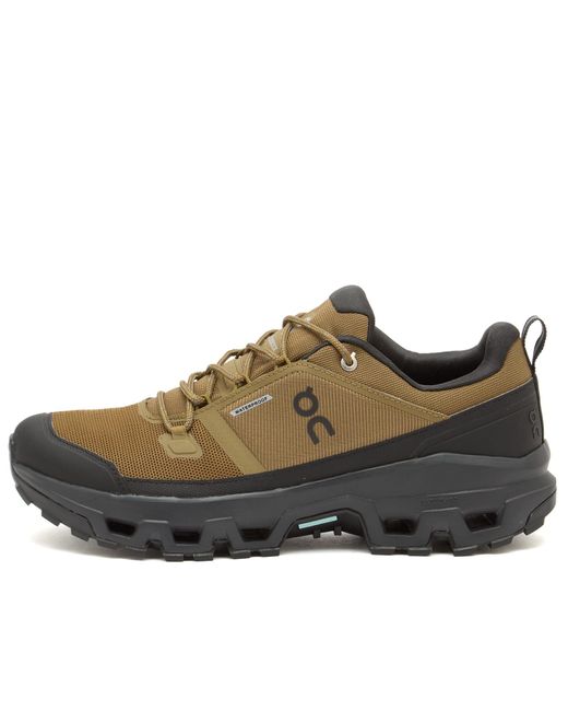 On Shoes Brown Cloudrock Low Wp for men