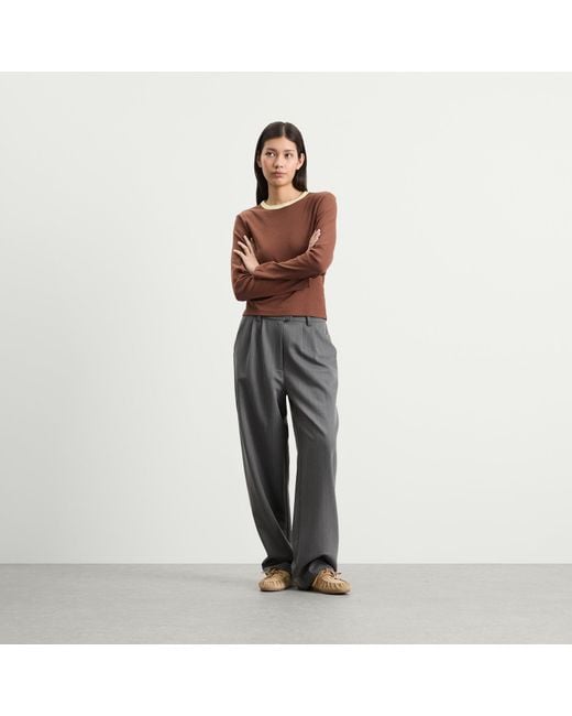 Hosbjerg Brown Babette Long Sleeve T-Shirt