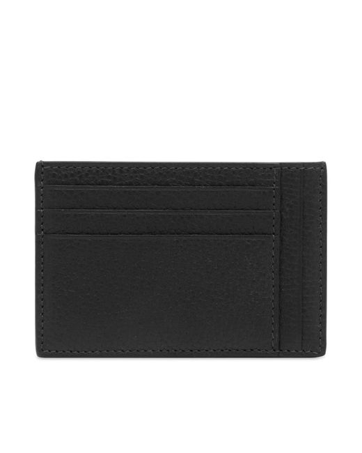Gucci Black Gg Jumbo Leather Int 866 Card Case for men