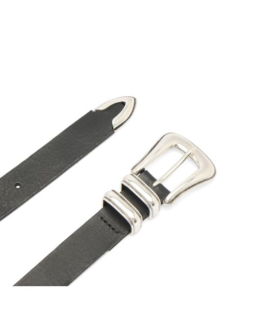 Nudie Jeans Black Western Belt for men