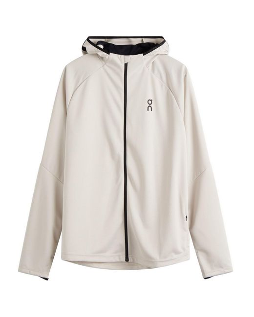 On Shoes Gray Climate Zip Hoodie for men