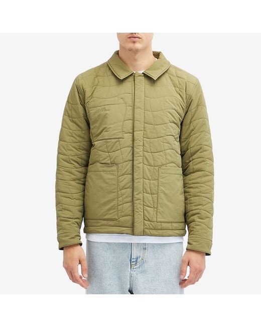 Dime Green Reversible Insulated Jacket for men