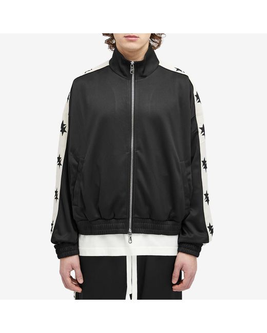 Cole Buxton Two Star Track Jacket in Black for Men | Lyst
