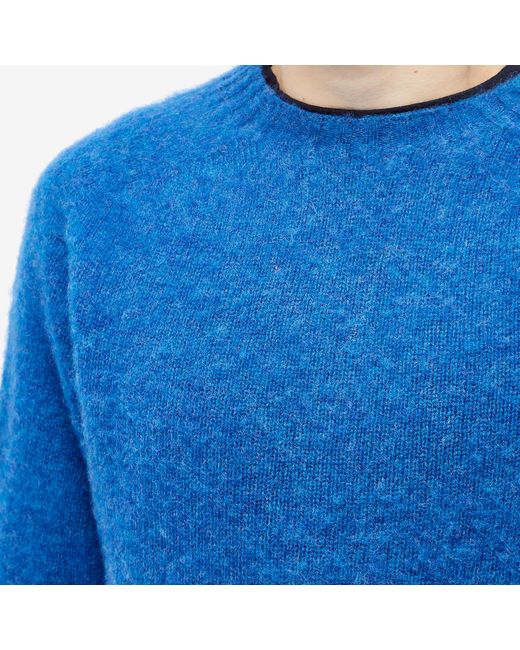 Howlin' By Morrison Blue Howlin' Birth Of The Cool Crew Knit for men