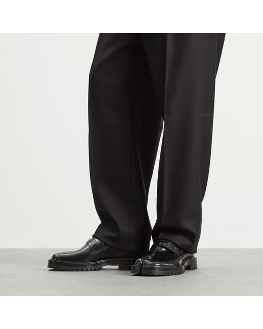 Maison Margiela Black Tabi County Loafer for men