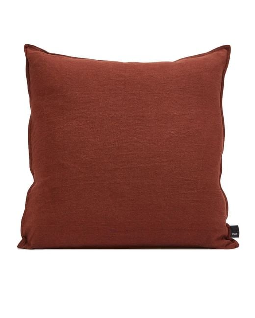 Hay Red Linen Cushion