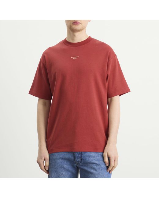 Drole de Monsieur Red The Classic Slogan T-Shirt for men
