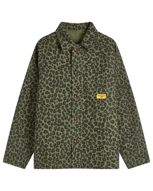 Service Works Leopard Foh Jacket in Green for Men | Lyst