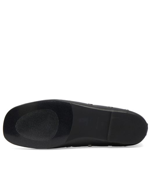 Alohas Black Rosalind All Studs Leather Ballet Flats