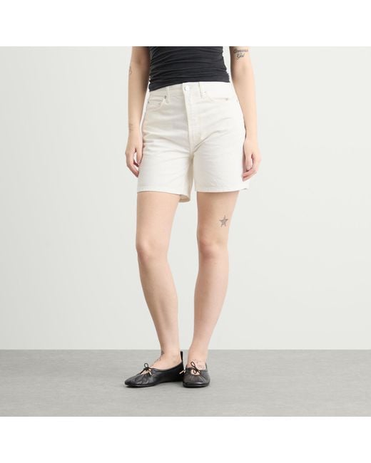 Anine Bing White Kat Short