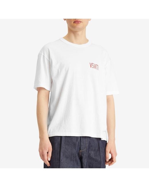Visvim White Perfectly Harmonized Jumbo T-Shirt for men