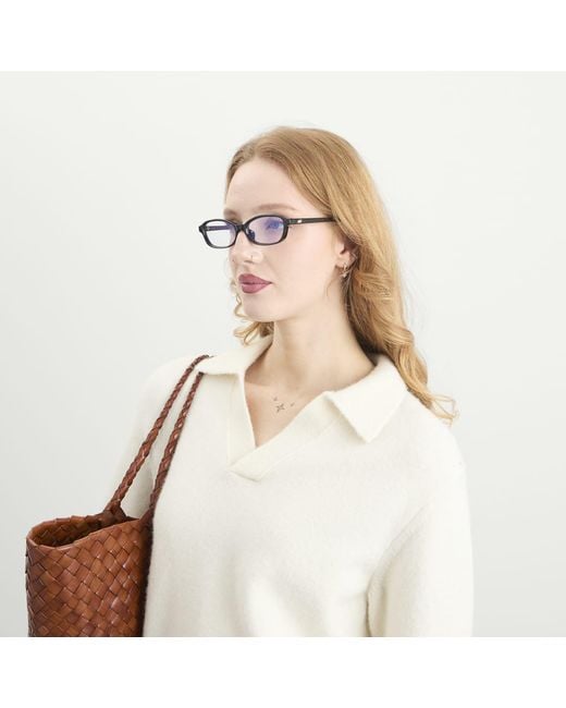 Le Specs Metallic Honey Pot Light Optical Glasses