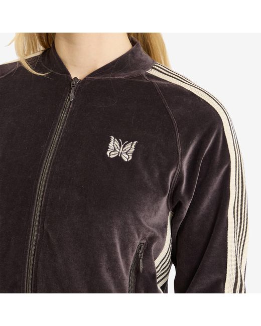 Needles Black Rib Collar Track Jacket
