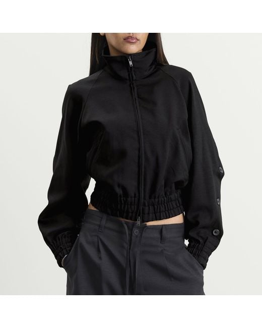 Y-3 Black Button Jacket