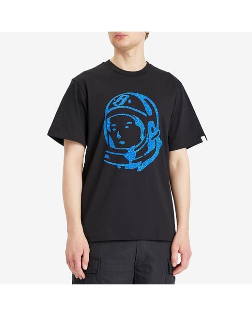 BBCICECREAM Black Cracked Flock Print Astro T-Shirt for men