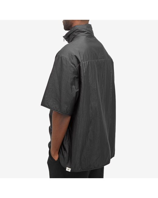 Jil Sander Black Jil Sander Plus Padded Half Zip Shirt for men