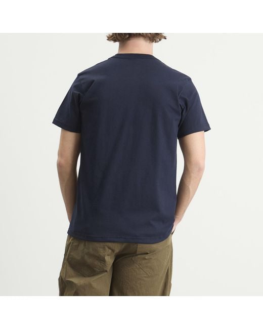 Randy's Garments Blue Inc. Logo Pocket T-Shirt for men
