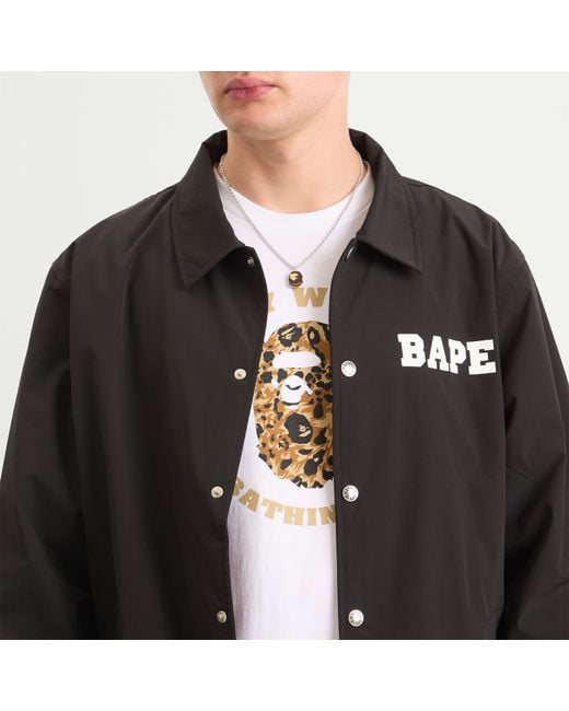 A Bathing Ape Metallic Ape Head Necklace for men