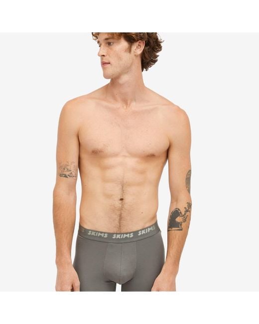 Skims Green Stretch Boxer Brief 3" for men