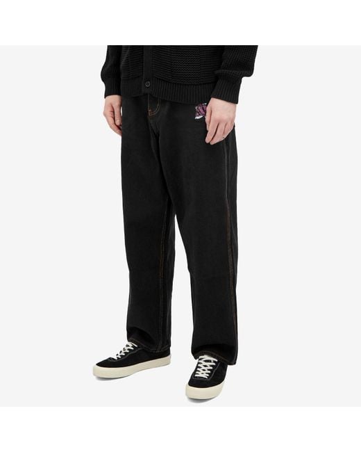 BUTTER GOODS × DISNEY FANTASIA DENIM Butter Goods Men's x Disney Fantasia Baggy Denim Jeans in Washed