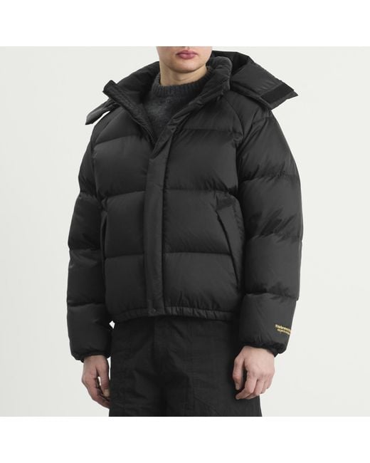 Thisisneverthat Black X Gore-Tex Windstopper Puffer Down Jacket for men