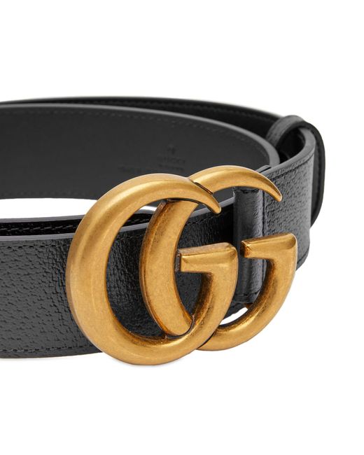 Gucci Black Medium Gg Supreme Belt for men