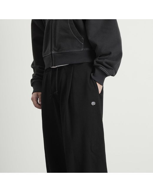 ANGLAN Black Steady Sweat Balloon Pants for men