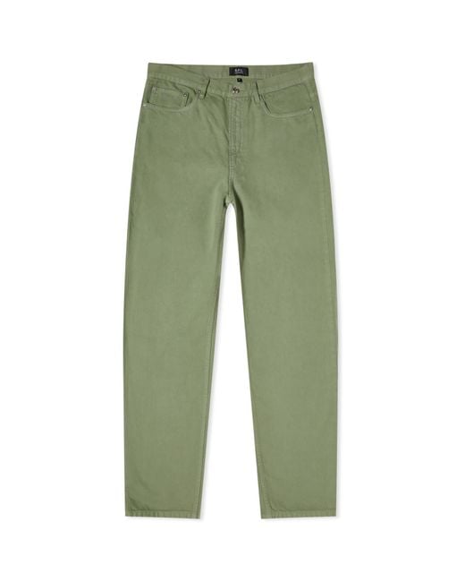 A.P.C. Green Martin Jeans for men