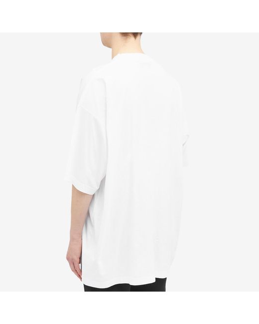 Vetements White Limited Edition Logo T-Shirt for men