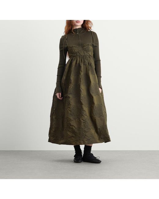 CECILIE BAHNSEN Green Alena Dress