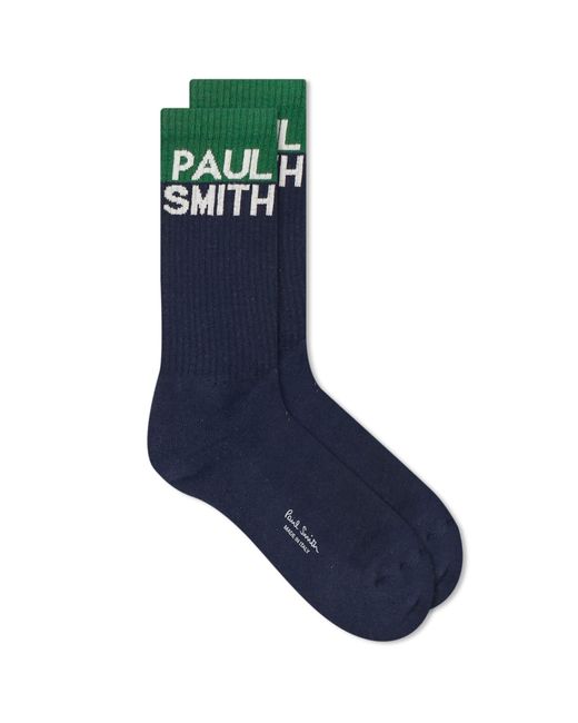 Paul Smith Blue Ps Chidi Logo Socks for men